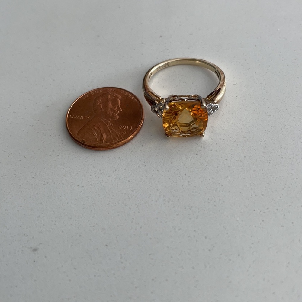 Citrine ring - Picture 5 of 9